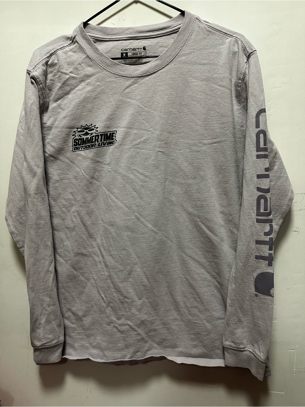 Purple Carhartt Long Sleeve Shirt